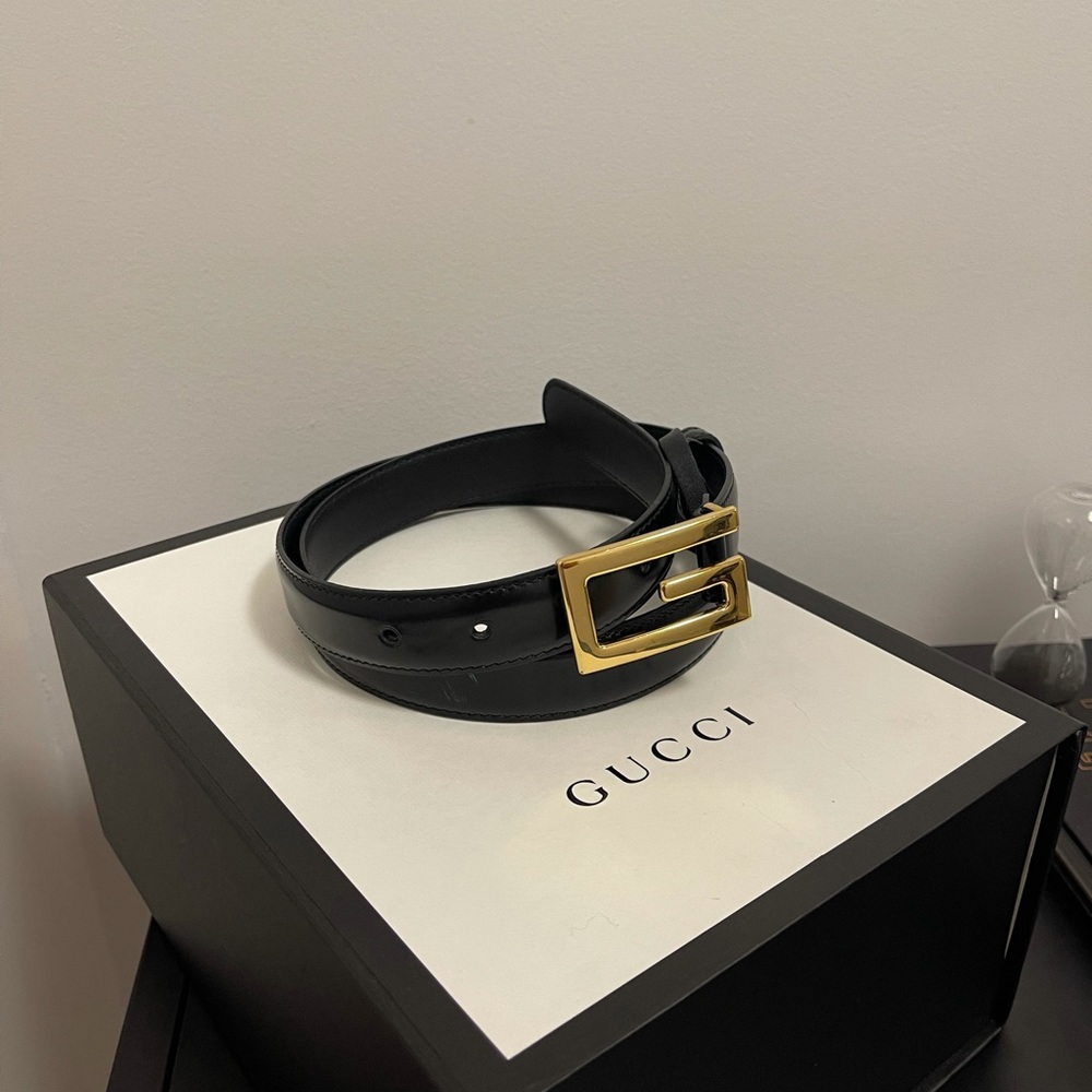 Gucci Square G Buckle Belt